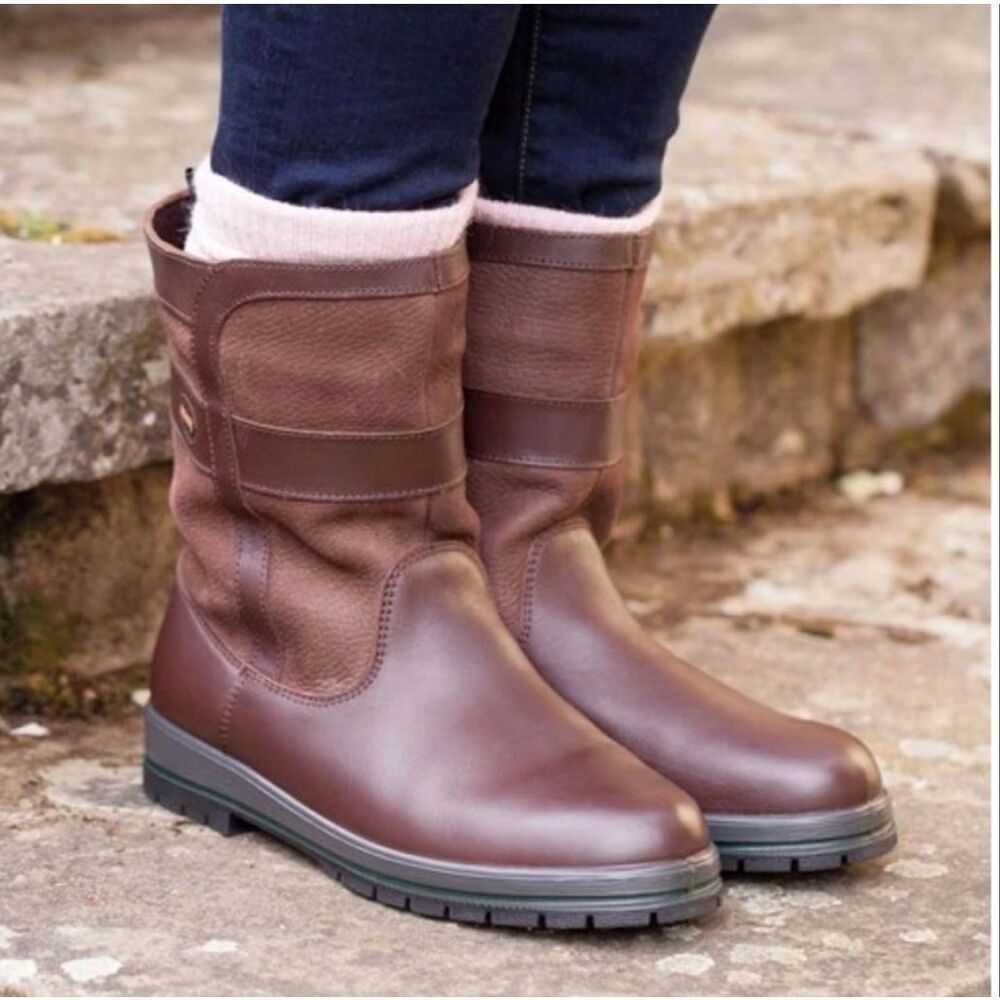 Dubarry Roscommon Country Boot From Galway Ireland Mid Goretex Brown Size 37